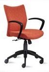 Executive Mid-Back, Harvest, Fabric Chair