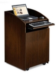 DM Lectern w/ Keyboard & Casters