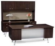 Galaxy3 Desk w/ Matching Credenza & Hutch