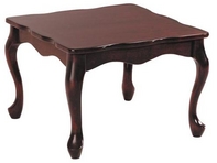 Mahogany Finish Traditional End Table