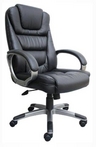Executive Hi-Back, Black Leather Chair